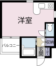 [賃貸物件] メゾンオレンジ3A 詳細情報-間取り