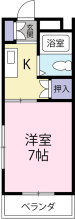 [賃貸物件] コーポすばる 詳細情報-間取り
