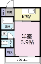 [賃貸物件] コーポ峰 詳細情報-間取り