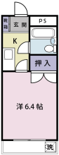 [賃貸物件] 冨士ハイツ 詳細情報-間取り