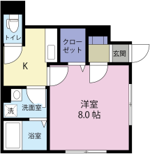 [賃貸物件] Lively Eight 詳細情報-間取り