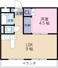 [賃貸物件] ROCK VALLEY 庄町 詳細情報-間取り