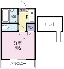 [賃貸物件] Brilliant CubeⅡ 詳細情報-間取り