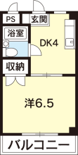 [賃貸物件] ホクワ常三島 詳細情報-間取り