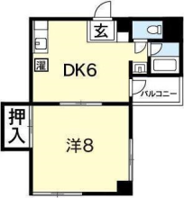 [賃貸物件] グリーンハイツ城南 詳細情報-間取り