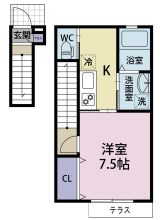 [賃貸物件] Camelot court 詳細情報-間取り