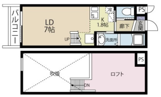 [賃貸物件] ロフトン 詳細情報-間取り