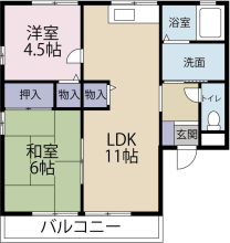[賃貸物件] レトア川内1 詳細情報-間取り