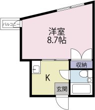 [賃貸物件] サンハイツ 詳細情報-間取り