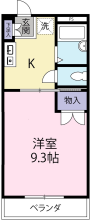 [賃貸物件] コーポKADOTA 詳細情報-間取り