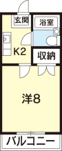 [賃貸物件] シャトル住吉 詳細情報-間取り