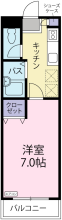 [賃貸物件] フィールド1沖浜 詳細情報-間取り